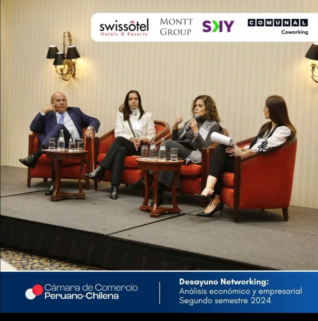 Cesar Campos (@camcesar) on Twitter photo El jueves11/7, se llevó a cabo el desayuno - conversatorio; "Análisis económico y empresarial - segundo semestre 2024" organizado por la Cámara de Comercio Peruano-Chilena donde tuve el honor de compartir panel de expositores con <a href="/MecheAF/">Mercedes Aráoz</a> y <a href="/C_Irreverencias/">MariaCeciliaVillegas</a> Maria C Villegas El jueves11/7, se llevó a cabo el desayuno - conversatorio; "Análisis económico y empresarial - segundo semestre 2024" organizado por la Cámara de Comercio Peruano-Chilena donde tuve el honor de compartir panel de expositores con <a href="/MecheAF/">Mercedes Aráoz</a> y <a href="/C_Irreverencias/">MariaCeciliaVillegas</a> Maria C Villegas
