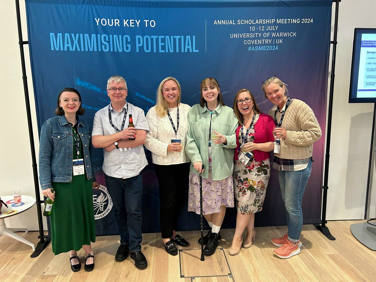 A busy but amazing #ASME2024. So good to see old friends, and make new ones. 

Grateful to have found my academic ‘home’ both at <a href="/asmeofficial/">Association for the Study of Medical Education</a> and at <a href="/NCL_medscience/">Newcastle University Faculty of Medical Sciences</a>. Lucky to be part of such an incredible team ❤️