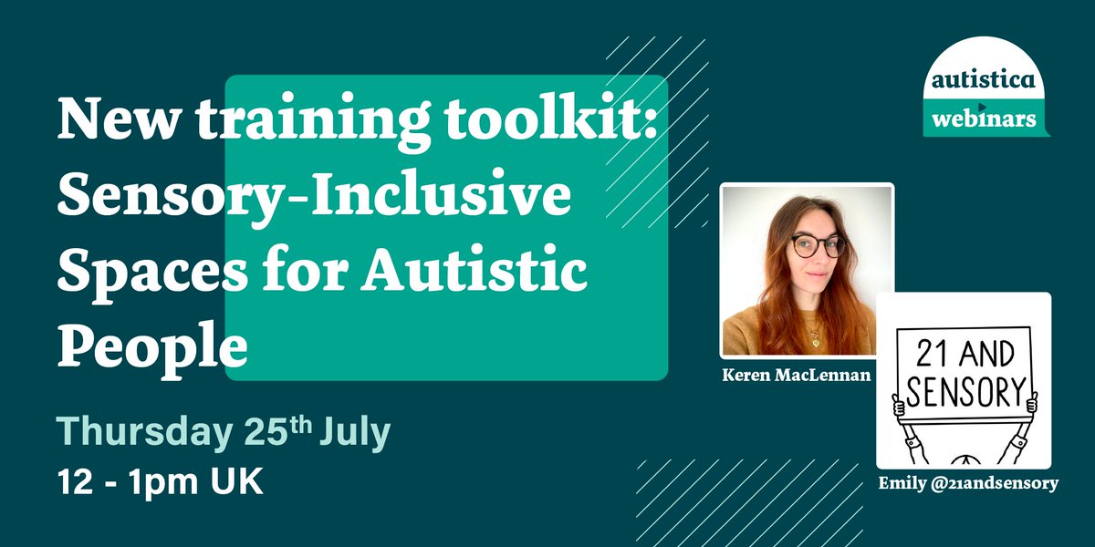 Public places can be overwhelming for autistic people due to sensory factors, affecting 94% of the community. That's why we've teamed up with researchers to create an e-training package!

Learn more about the resources in the #AutisticaWebinar: eventbrite.co.uk/e/new-training…
