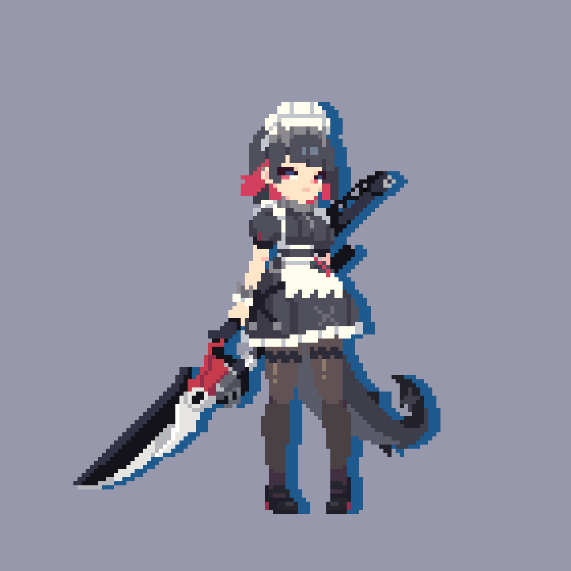 yemengmengai's tweet photo. #pixelart #ドット絵 #zzzero #ゼンゼロ https://t.co/LA9do9bpEQ