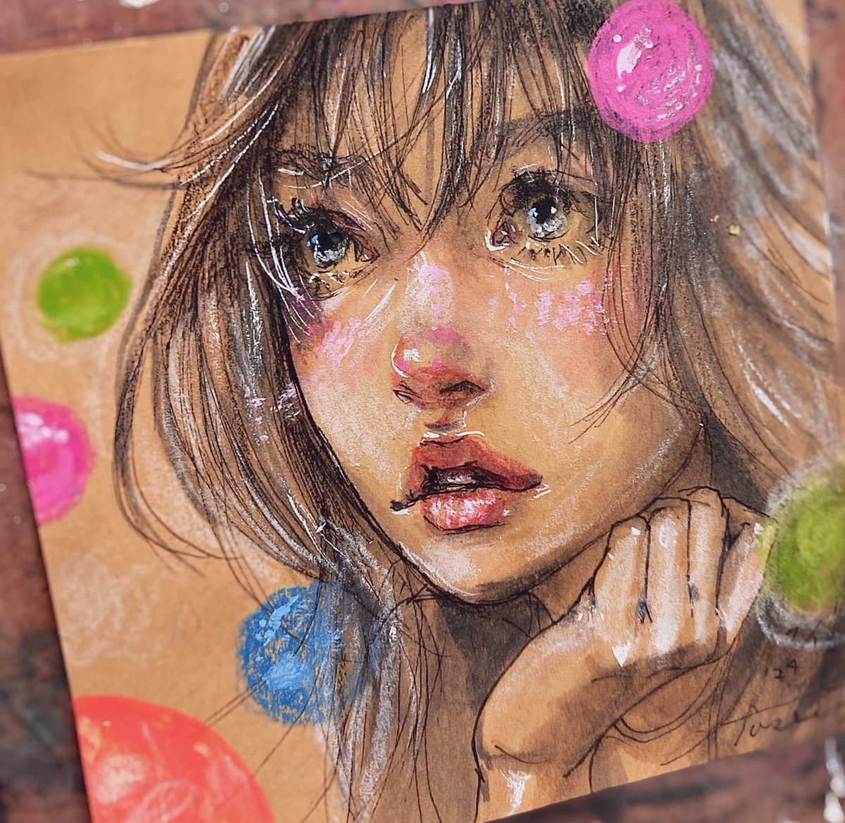 girl67184608's tweet image. "Super Ball"

#drawing　#付箋紙に描いてます