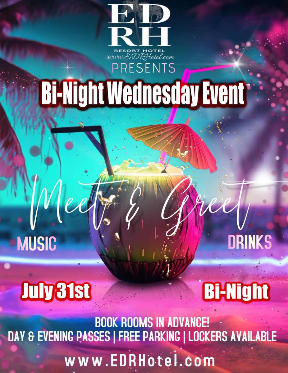 Join us for a Bi Night fun party under the palms at Exotic Dreams Resort Palm Springs