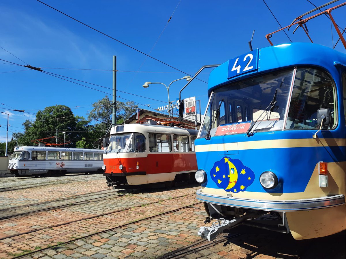 tramathon's tweet image. Always a great pleasure to visit #Prague and its beautiful #T3 #trams and museum ! 😍🚃😍