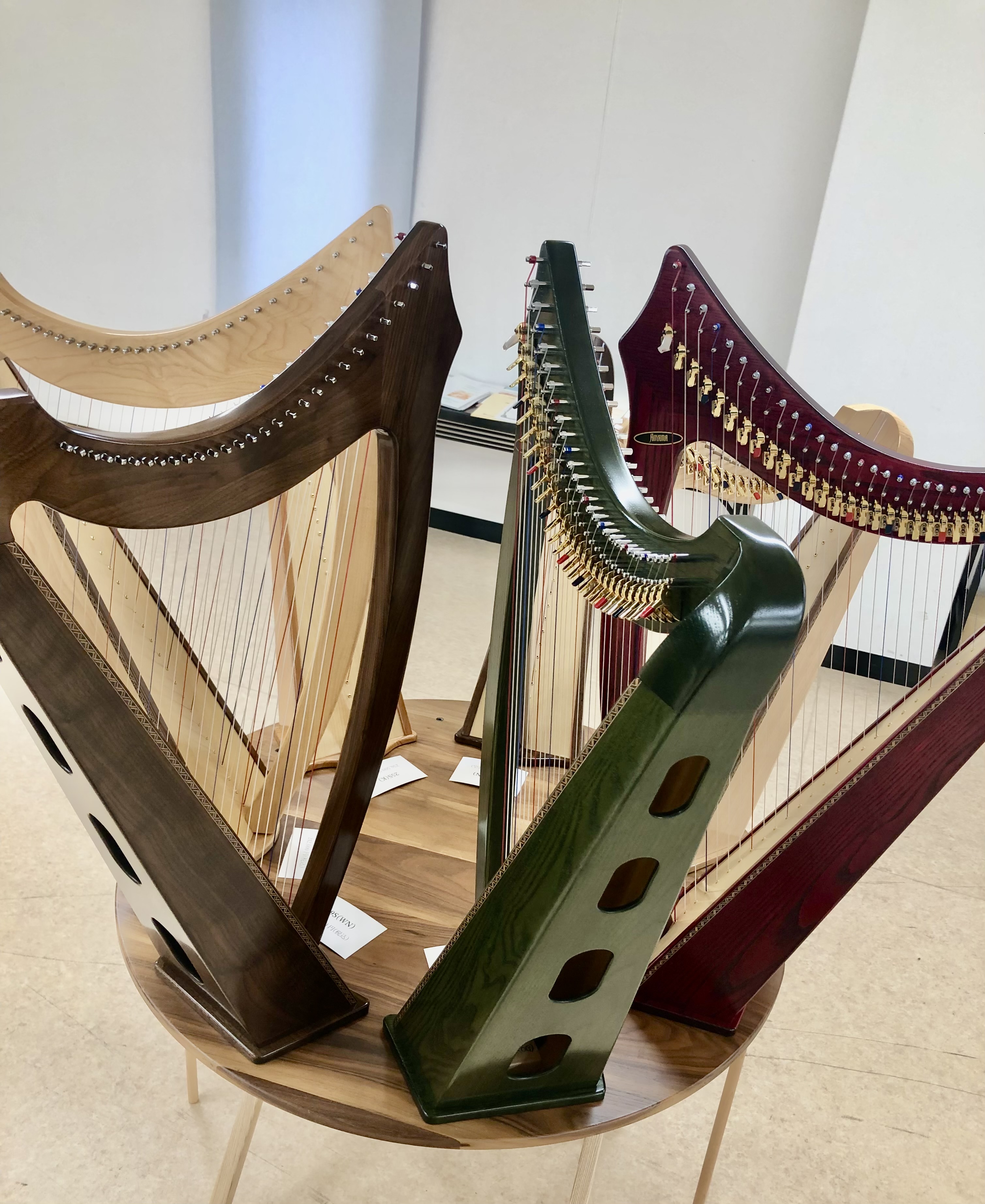 【⠀青山ハープ 】サウルハープ25弦 アオヤマ SAUL-HARP The25S(WN)｜マツヤマ楽器 Online Shop