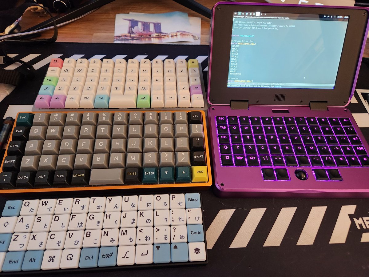 Setting up my mnt pocket reform :^)