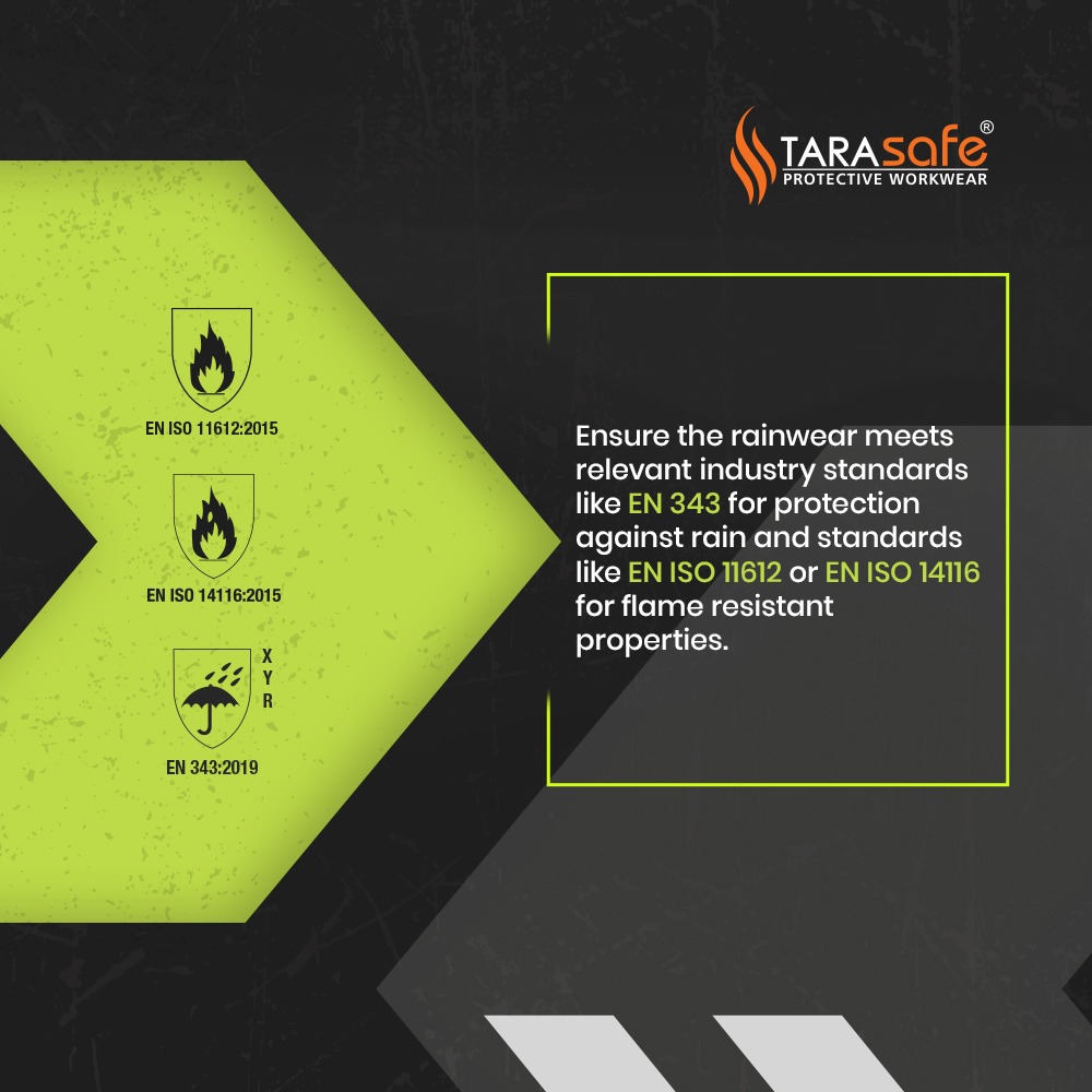 Tarasafe's tweet photo. FR rainwear is specially designed to protect you from rain, flame and electrical hazards. It combines waterproof features along with flame-resistant properties to ensure maximum safety and comfort.

#faq #rainwear #industrialsafety #arcflash #frclothing #workplacesafety #tarasafe https://t.co/f8LcScUP5i