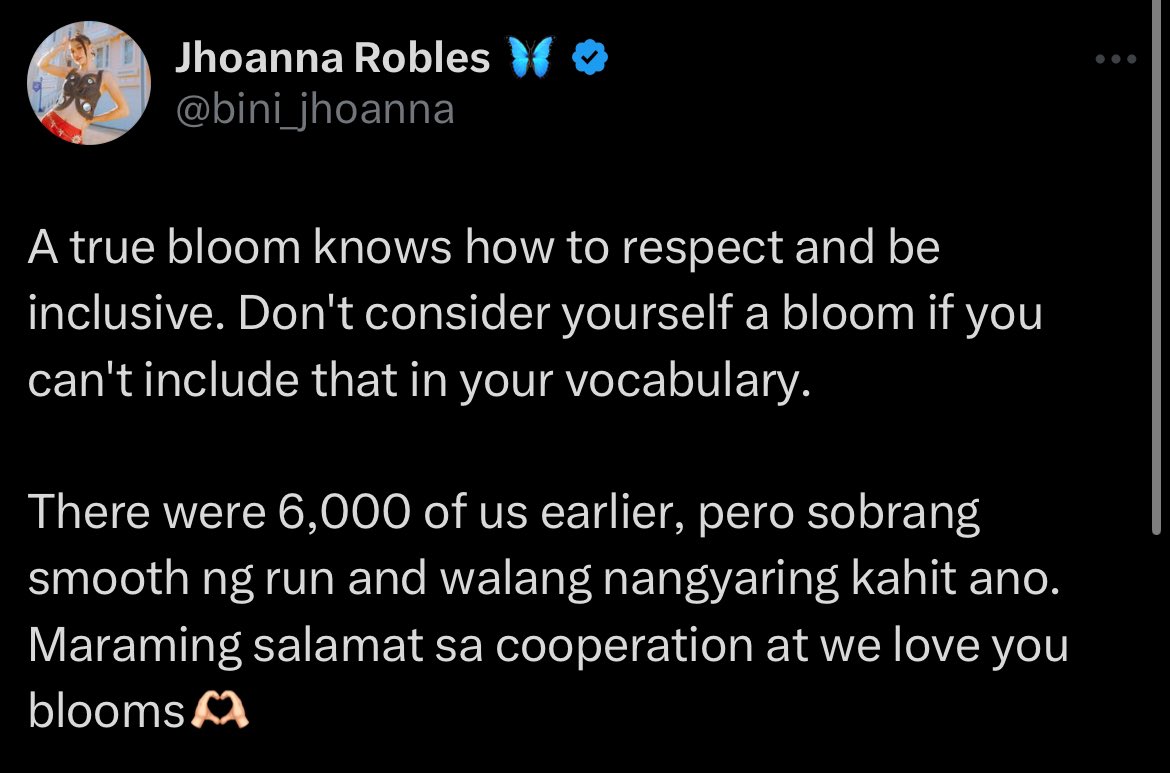 kyutfangirl's tweet photo. hays basta talaga free event sobrang issue ng mga ganitong squammy behavior na nagsasabi ng “ILABAS NYO NA BINI”. Paki call out dahil they are not blooms kasi yung true blooms knows how to respect 🙁 #GalaxyAIFestival #BINI https://t.co/89m5QBgfYz