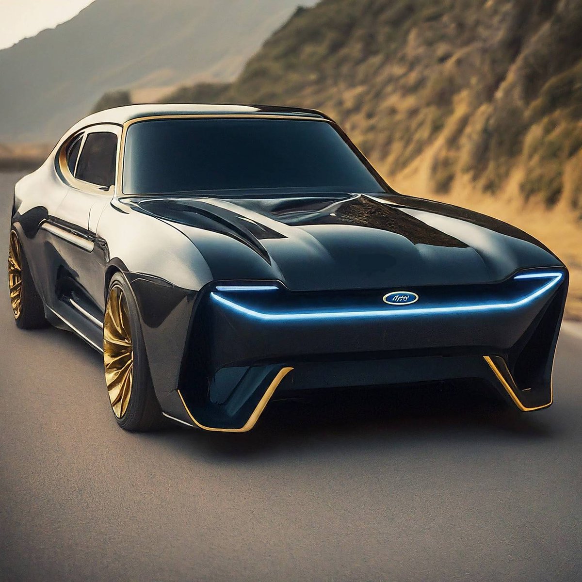 Robozengame's tweet image. The Ford Capri EV that should have been.....Go England!