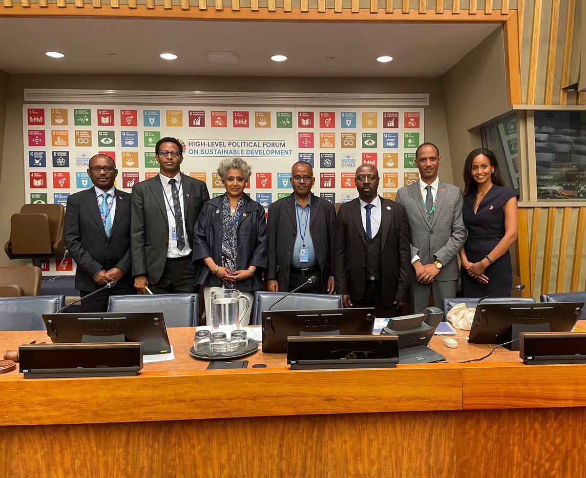 #Eritrea: Presentation (Amb. Sophia T/Mariam) of the Second Voluntary National Review (VNR) on SDG's to High-Level Political Forum at the UN; (12 July 2024) 

"This second Voluntary National Review (VN), prepared through a collaborative &amp; participatory approach, reflects the
