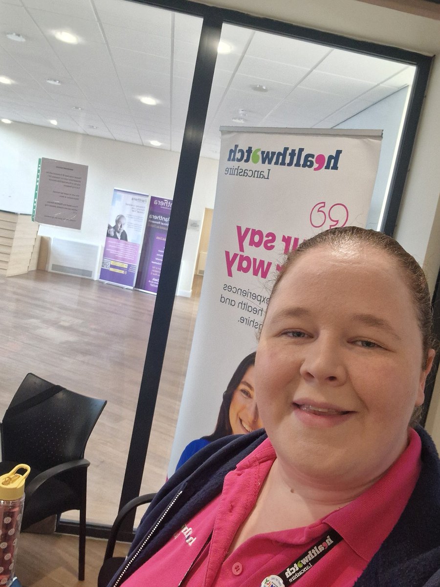 HW_Lancashire's tweet photo. Emmy is at Fatima Health Centre today 9:30am-2:30pm as part of their Health Promotion Day.
Come down and speak with us about your experiences 😀
#ISSAMEDICAL
#HaveYourSay 
@HealthwatchE https://t.co/VSMWhl8Cwk