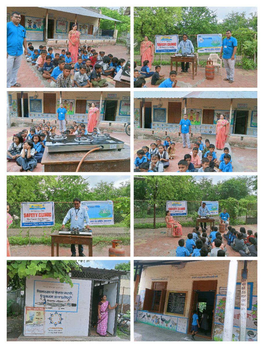 #swachhatapakhwada2024
In order to contribute to socity as social responsibility M/s Pravara Gas Service, Pravara Nagar-Pune LPG Territory organized Safety Clinic and Cleanliness Awareness Program at Primary School, Kolahar.
<a href="/BPCLLPG/">Bharat Petroleum LPG</a>
<a href="/TVPANDIYAN1/">T V PANDIYAN</a>