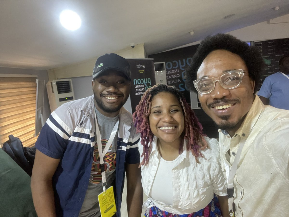Kafui Alordo (@kafui4k) on Twitter photo Day 4️⃣ is set to be some fireworks 🎇 💥 <a href="/PythonNigeria/">Python Nigeria #PyConNG2025</a> with the <a href="/BajoranEngineer/">mastodon.online/@bajoranengineer</a> #keynoting this morning, and I get to sure the story of <a href="/PythonHo/">Python User Group Ho</a> in my talk “building a thriving Python community - from workshops to masterminds”
#PyConNigeria2024
#PyConNG2024
#PythonNigeria2024 Day 4️⃣ is set to be some fireworks 🎇 💥 <a href="/PythonNigeria/">Python Nigeria #PyConNG2025</a> with the <a href="/BajoranEngineer/">mastodon.online/@bajoranengineer</a> #keynoting this morning, and I get to sure the story of <a href="/PythonHo/">Python User Group Ho</a> in my talk “building a thriving Python community - from workshops to masterminds”
#PyConNigeria2024
#PyConNG2024
#PythonNigeria2024