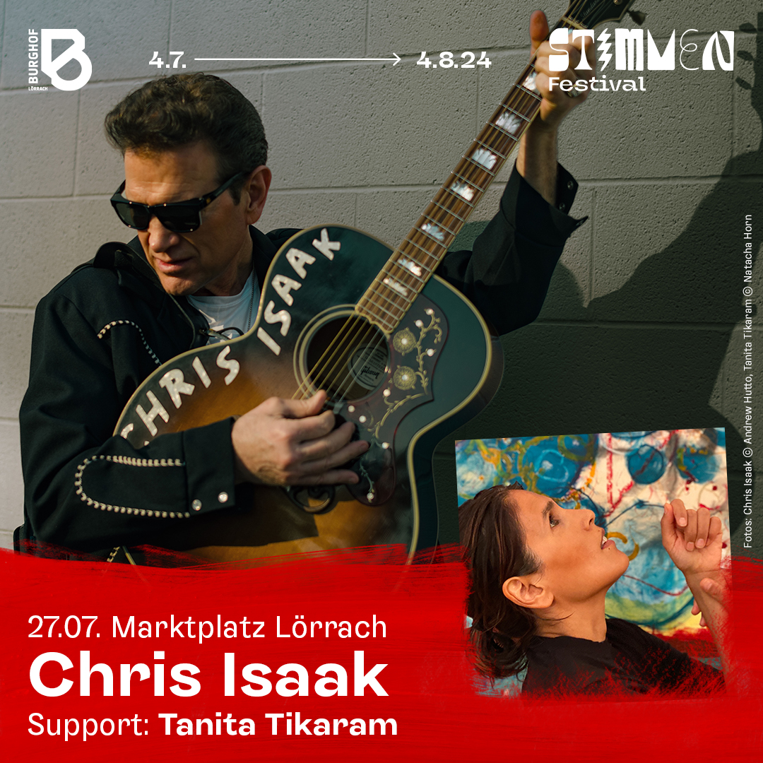Tanita Tikaram💙 (@tanita_tikaram) on Twitter photo Hurrah Next show 🥳 👉27 July Lörrach Germany 🇩🇪supporting <a href="/ChrisIsaak/">Chris Isaak</a> with my fab band incl. 🎻 fab <a href="/oharaviolin/">Helen O'Hara</a> 👏 Ticket info ❤️👉 :
stimmen.com/de/programm/ch…
🎼🎤👉#singersongwriter #livemusic #FestivalSeason #summer ☀️ Hurrah Next show 🥳 👉27 July Lörrach Germany 🇩🇪supporting <a href="/ChrisIsaak/">Chris Isaak</a> with my fab band incl. 🎻 fab <a href="/oharaviolin/">Helen O'Hara</a> 👏 Ticket info ❤️👉 :
stimmen.com/de/programm/ch…
🎼🎤👉#singersongwriter #livemusic #FestivalSeason #summer ☀️
