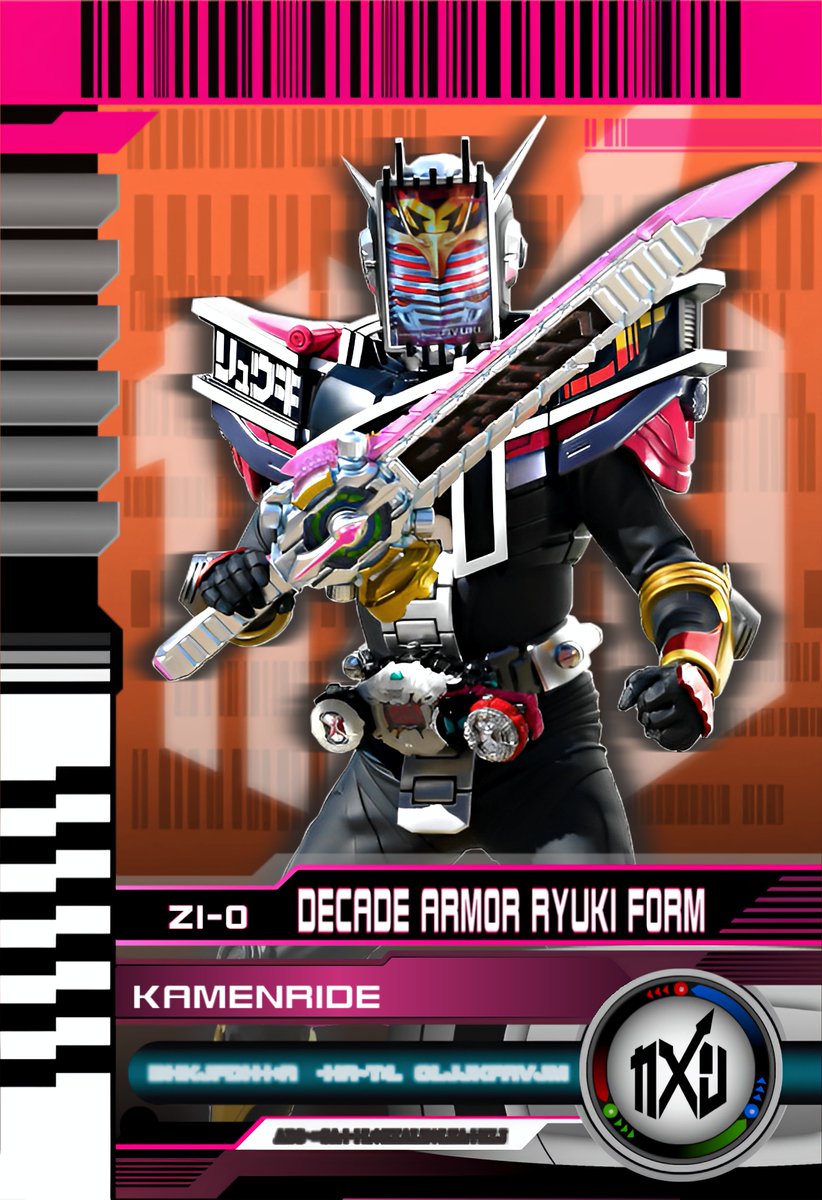 w_nxpu's tweet photo. フォームライド ジオウディケイドアーマー
FORMRIDE ZI-O DECADE ARMOR
#仮面ライダーディケイド #仮面ライダージオウ #ライダーカード #KamenRider #RiderCard https://t.co/CK8eAU39dV
