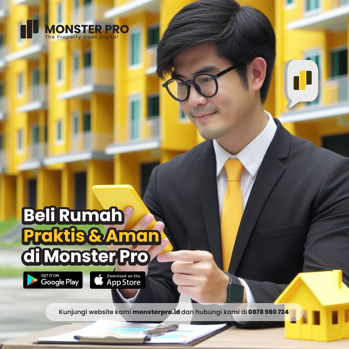monsterpro_id's tweet image. Solusi buat kamu yang gak suka ribet, dan yang nyari platform transaksi rumah yang aman, yaitu dengan aplikasi All in One Property Platform: Monster Pro. 👏

#monsterpro #monstergroup #thepropertygoesdigital #aplikasiproperti #propertyapp #propertiindonesia