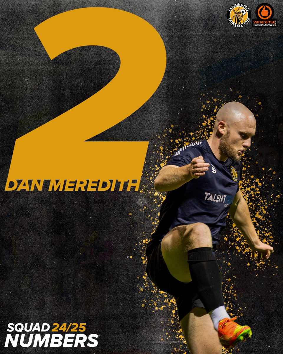 LeamingtonFC's tweet photo. 𝐃𝐚𝐧 𝐌𝐞𝐫𝐞𝐝𝐢𝐭𝐡 𝐢𝐬 𝐲𝐨𝐮𝐫 𝐧𝐮𝐦𝐛𝐞𝐫 2️⃣ 𝐟𝐨𝐫 𝐭𝐡𝐞 𝐮𝐩𝐜𝐨𝐦𝐢𝐧𝐠 𝐬𝐞𝐚𝐬𝐨𝐧! ✌🏼

#LEACOV https://t.co/4mHJs5djIv