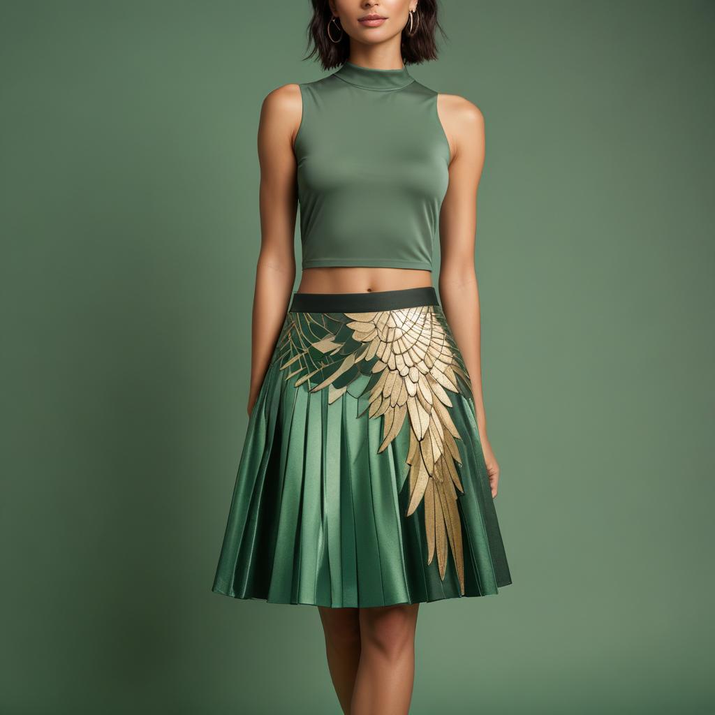 em_wagdy's tweet photo. Nature meets technology: AI reimagines feathers in breathtaking skirts, featuring delicate textures and dynamic movement 🩷
#aifashion #GenerationIA #GenerativeAI https://t.co/zCc4vEmmbg