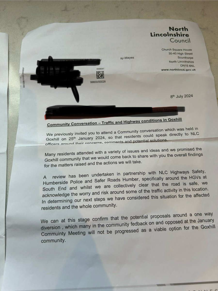 Goxhill South End Road Safety Group tweet media