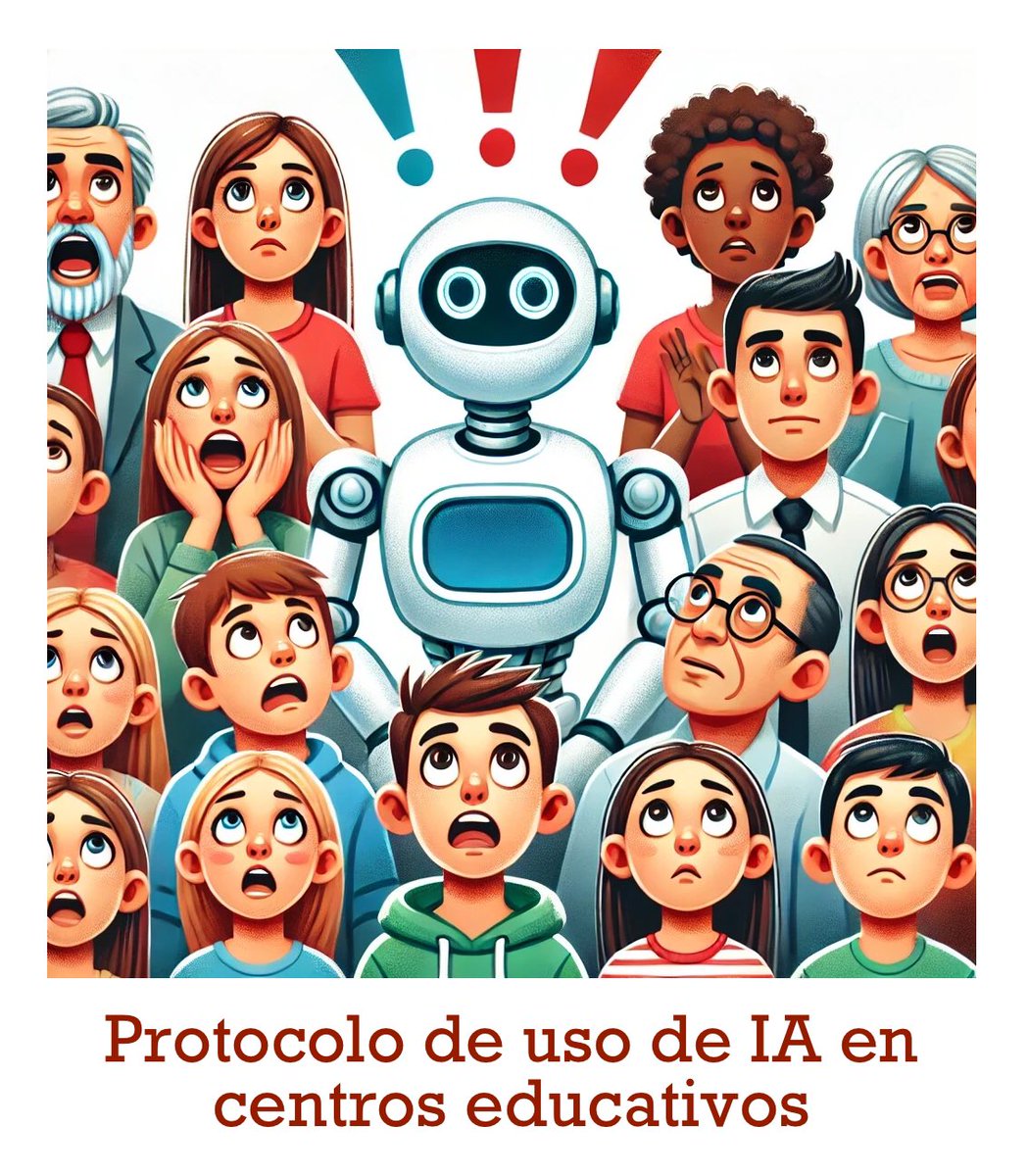 He creado un asistente #GPT que puede ayudar a tu centro educativo a elaborar un protocolo inclusivo de uso de la IA. Detalles, aquí👇#IAeducativa iaenlasaulas.blogspot.com/2024/07/protoc…