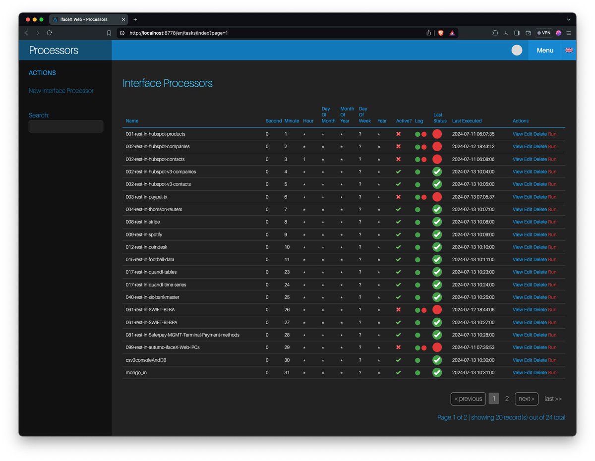 autumo's tweet photo. autumo ifaceX 2.0.0: Operations, Monitoring &amp; Alarming - from small to large operations including big data transformation, IO from anywhere and any cloud or to databases or any other source or destination. https://t.co/FLEp8TJBFK