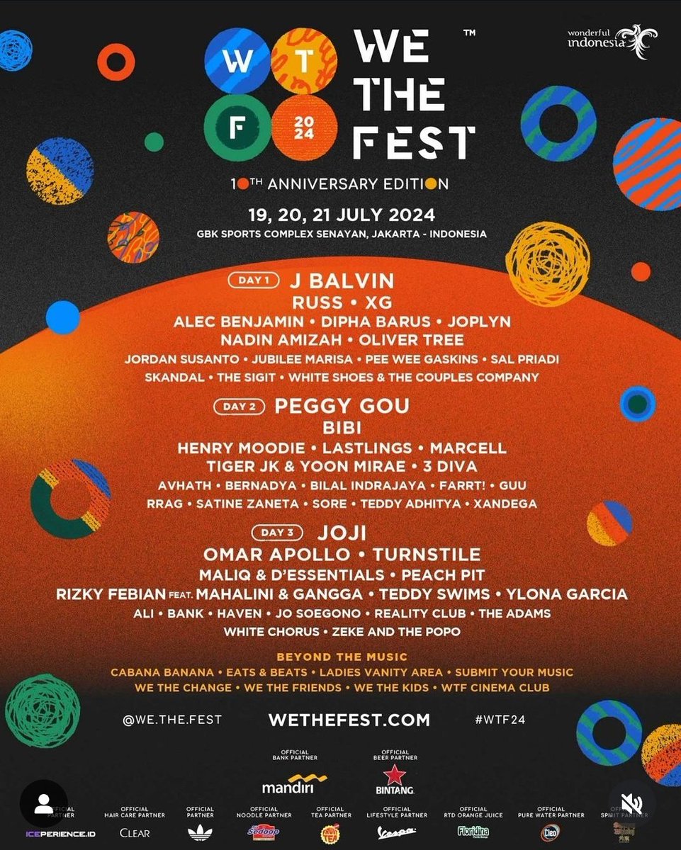 dinaf_bay's tweet photo. Jual 1 tiket WTF Day-3 GA atas nama sendiri.
#wtf #wts #wtb #wethefest #jualtiketwtf #turnstile #joji https://t.co/jttHVqrtJE