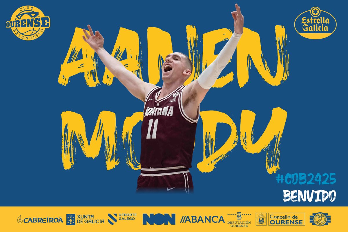 🚨 Mercado #PrimeraFEB: Aanen Moody se convierte en el séptimo jugador del <a href="/COBSAD/">Club Ourense Baloncesto</a> 

▶ Jugador con un juego eléctrico y anotador que no teme encarar el aro desde lejos 

🗓️ 1998 | 📏 1,91 m.
⛹️‍♂️ Escolta | 🌍 Estadounidense

📝 Más información ⬇️
feb.es/2024/7/13/balo…