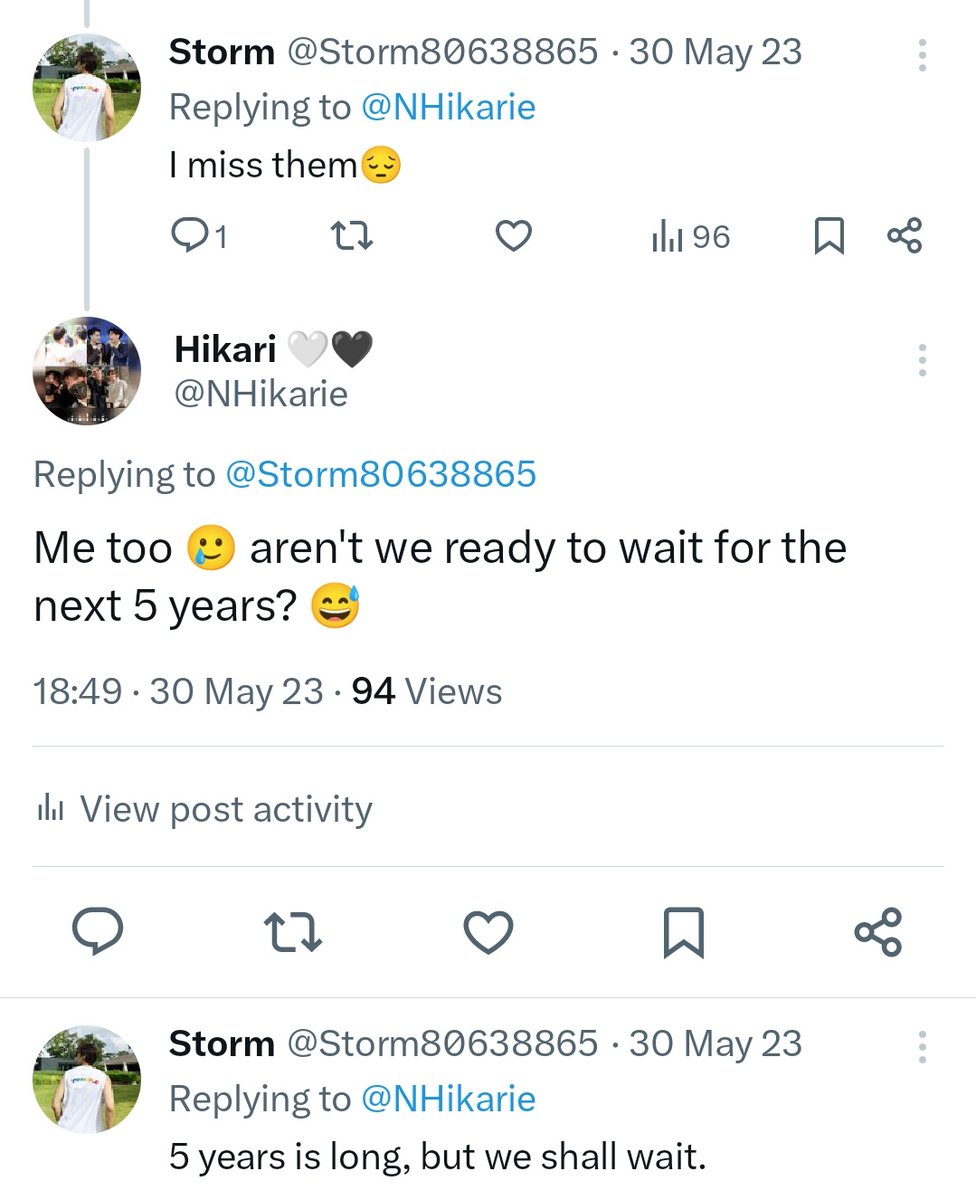 NHikarie's tweet photo. @Storm80638865 At least we no need to wait for 5 years 🤣 https://t.co/xas8RBfYYv