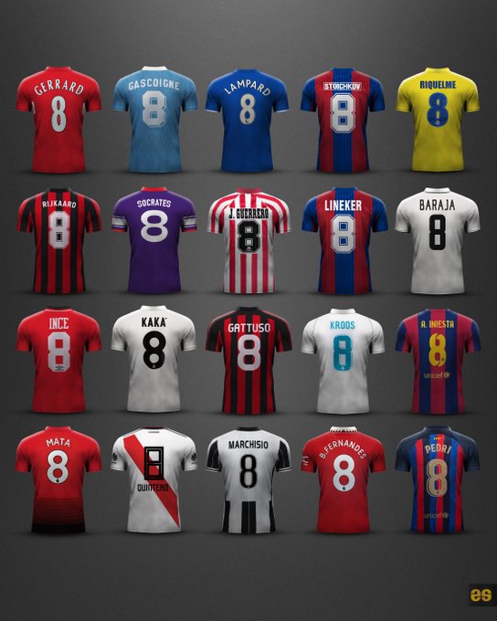 90sfootball's tweet photo. Who's your favourite number 8⃣ from these?

(via @EmilioSansolini) https://t.co/y5ZlSTk2kh