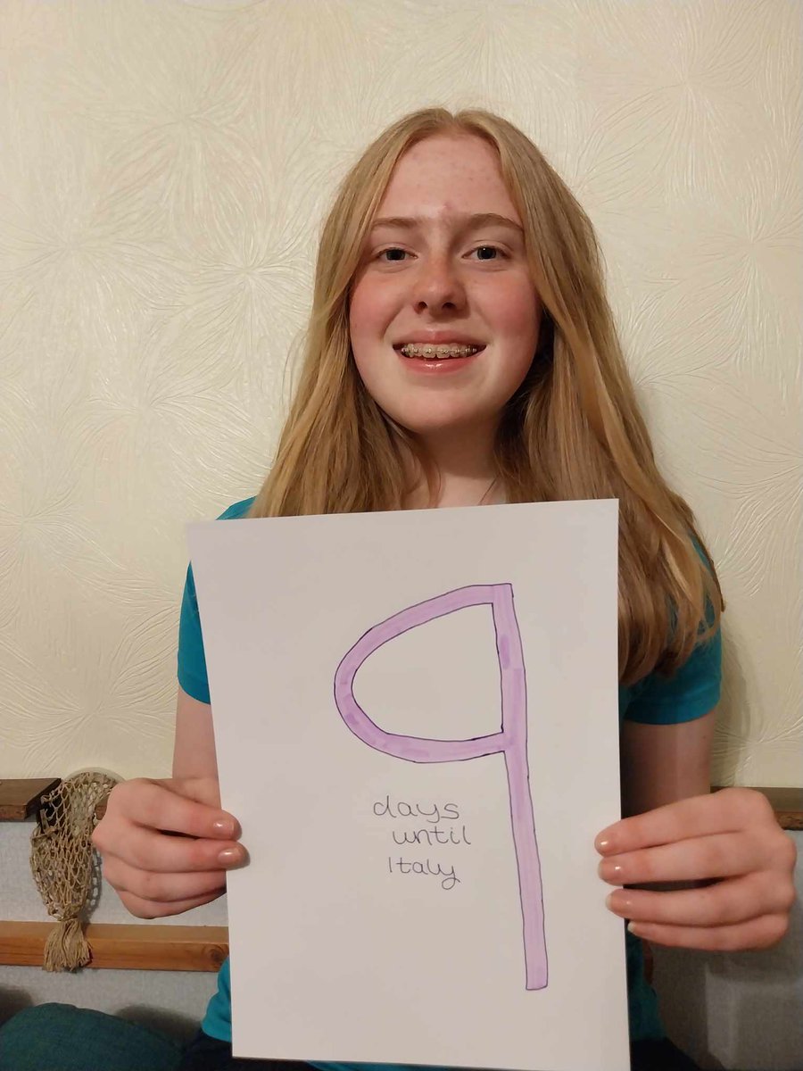 Down to single figures! 9 sleeps to Italy!! <a href="/TawnyOwlEmma/">💙 Emma Maudsley</a> <a href="/MillieRose1302/">Millie</a> <a href="/Girlguiding/">Girlguiding</a> <a href="/Girlguiding_NWE/">Girlguiding North West England</a> @LancsNW
