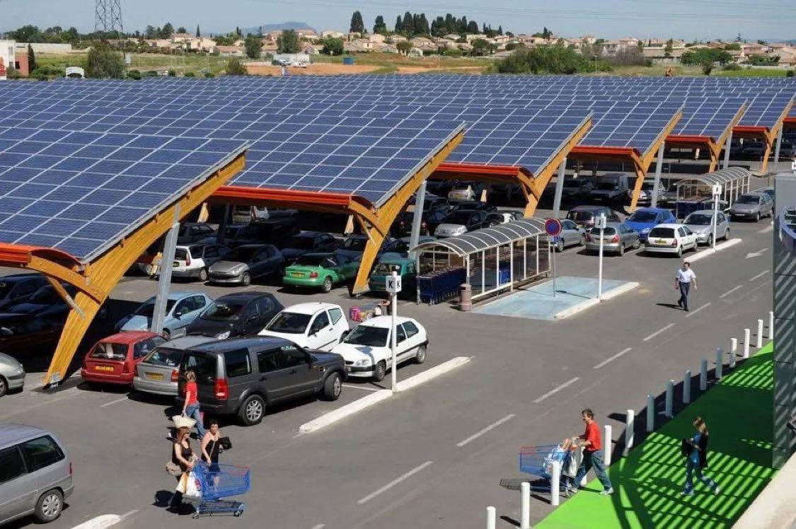 There’s way more common sense in covering car parks with solar panels than plastering them over prime agricultural land. Ed Miliband please take note.