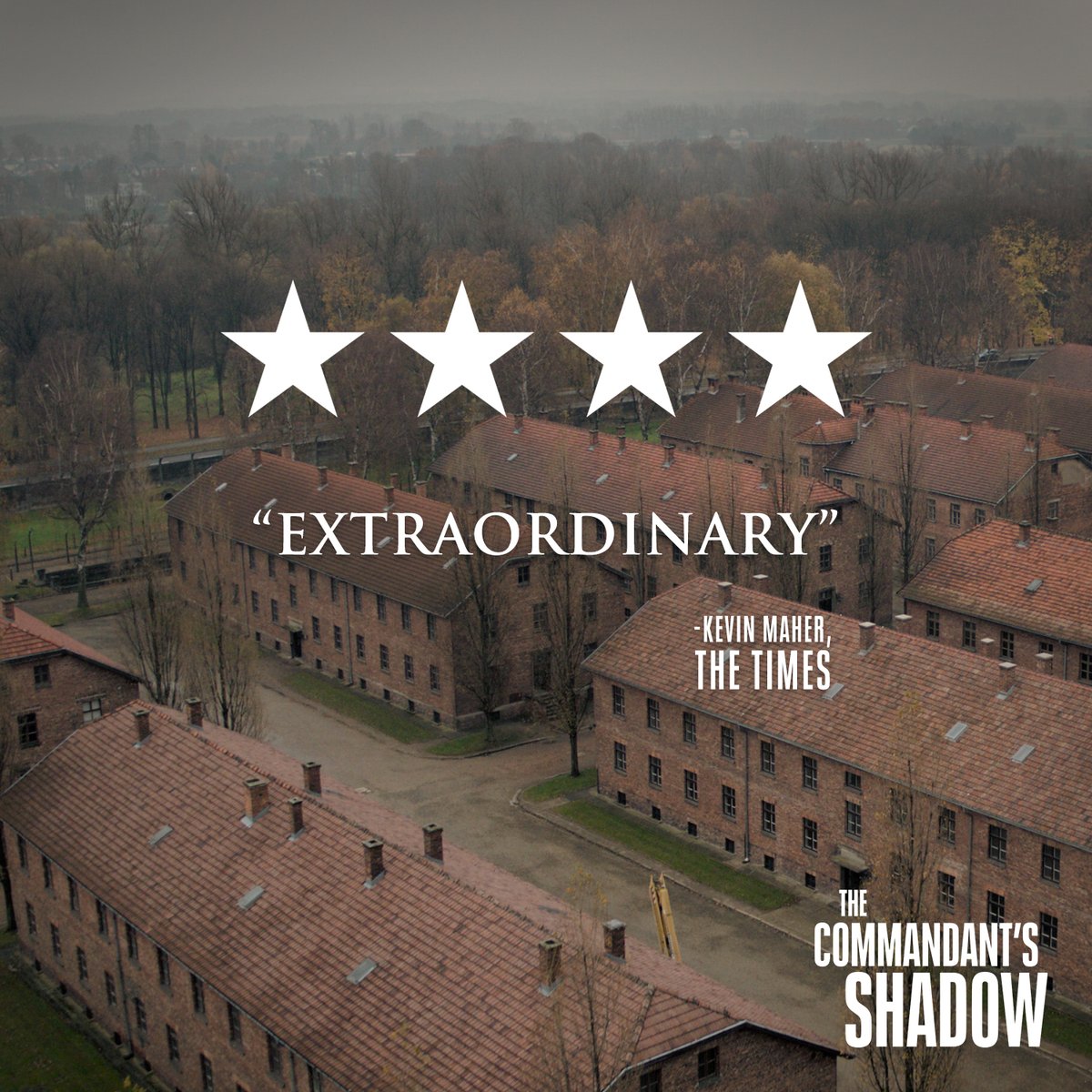 WarnerBrosIRL's tweet photo. Don’t miss the gripping true story of when the son of the commandant meets an Auschwitz survivor. The Commandant's Shadow is in selected cinemas now #LightAfterShadow https://t.co/CNXC7DOEsQ