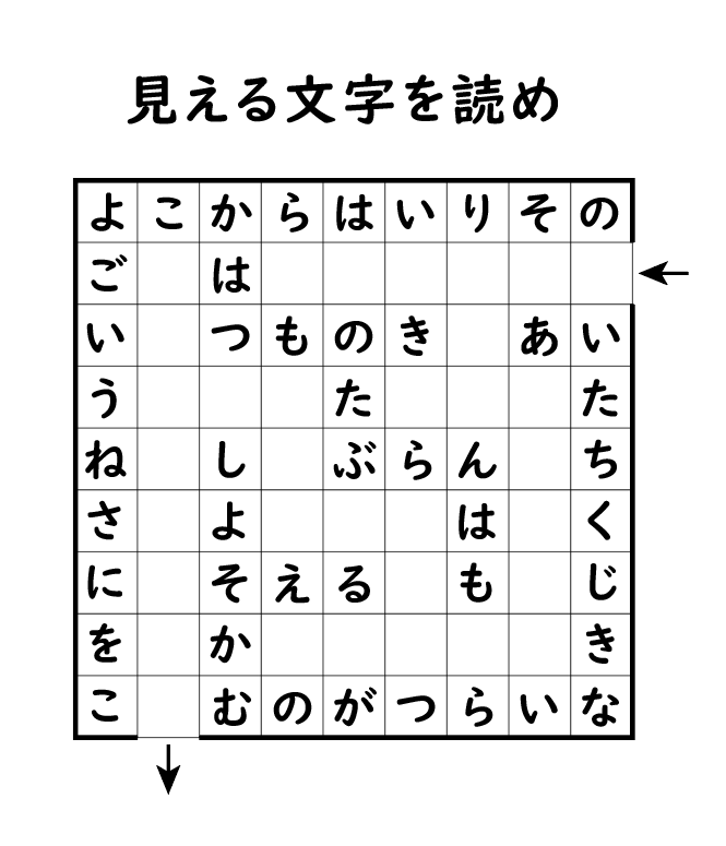 puzlab's tweet photo. Q407『視野を狭く』 https://t.co/GIQPQAOPC5