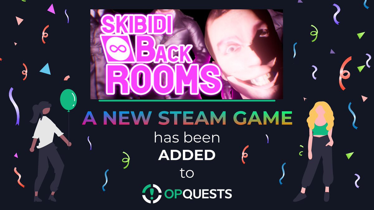 opquests's tweet image. We just added SKIBIDI BACKROOMS on opquests.com💚

✅Make sure to #claim it for free before it runs out!

✅Follow us to receive #updates on when we add the next batch of #free #Steam #games!

🎁  🎁

 #giveaway #giveaways #freebies #QUEST