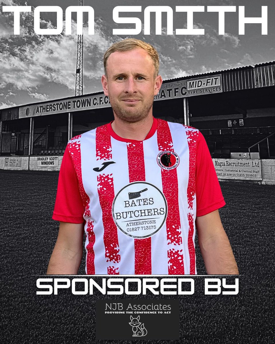 FCAtherstone's tweet photo. π₯ PLAYER SPONSOR π₯
A big ATCFC thank-you to NJB Associates for their sponsorship of @Smith1Tommy for the 2024/25 season.π
Everyone at the club greatly appreciate your continued support.π
β€οΈπ€π
#addersfamily
#heartofthecommunity
#makeaddersgreatagain https://t.co/d4opzRgRPK
