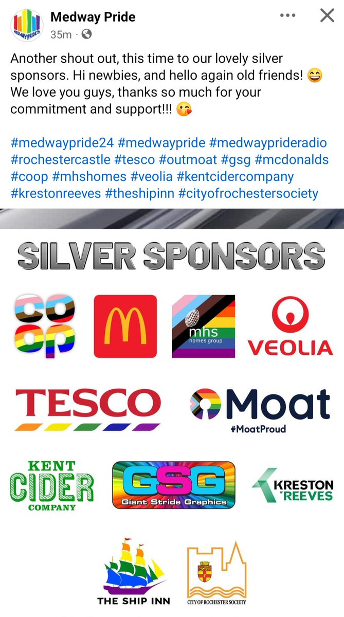 Proud sponsors of #medwaypride #itswhatwedo