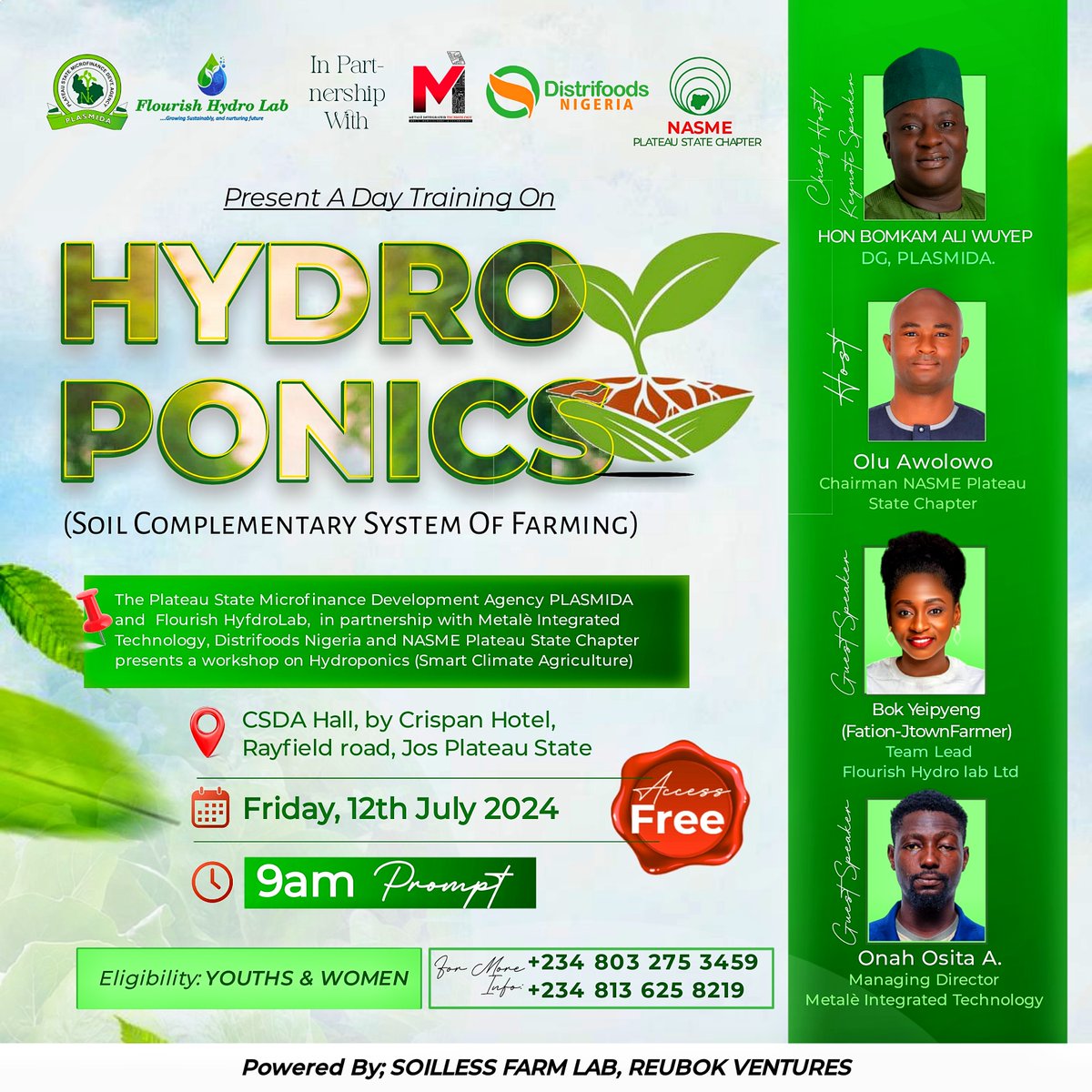 daniel_ayomiku's tweet photo. And it was a Blast, Hydroponics been taught in the Land Of Jos,Plateau State, with An Amazing Teams in collaboration with #PLASMIDA &amp; #NASME Plateau Chapter. https://t.co/QI1sTEwA7f
