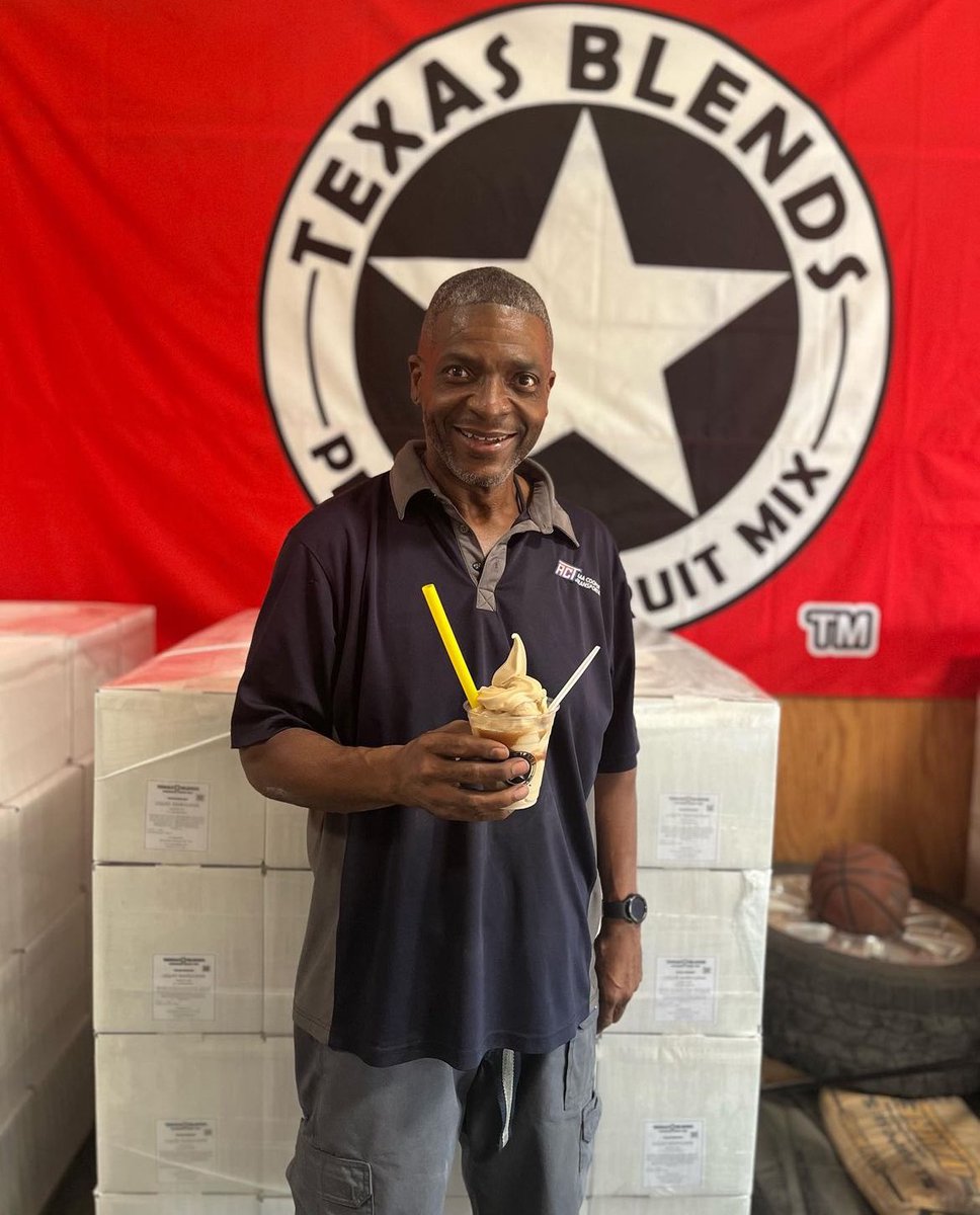 TexasBlends's tweet photo. Texas Blends takes care of their drivers with the most delicious frozen treats! Thank you to all the drivers that make sure Texas Blends Mix is delivered safely! #driverappreciation 

“Texas Blends, It’s In The Mix” https://t.co/4hZgMSQH4H