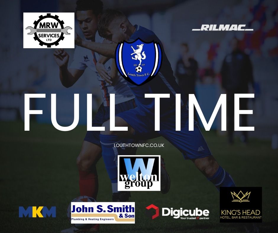 LouthTownFC's tweet photo. FT | Louth Town 0-4 Grimsby Borough

A much better 2nd half performance from the boys who worked really hard to test Boro all over the pitch.

All the best to Grimsby Borough for the rest of the season!

🐺

#UTW https://t.co/yNf5bPGfbw