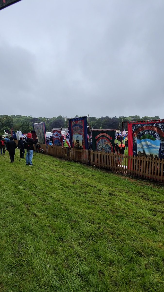 natasha_anson's tweet photo. A slightly soggy day of solidarity #DurhamMinersGala https://t.co/aAu5RVjGHZ