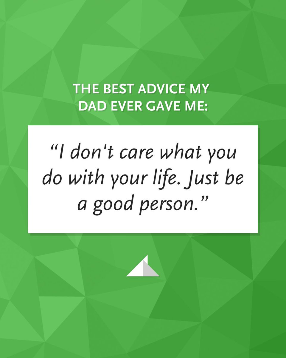 BrianAsingia's tweet photo. Sharing some timeless fatherly wisdom. Happy Father's Day to all the dads and father figures! #FathersDay https://t.co/43b6WivVWe