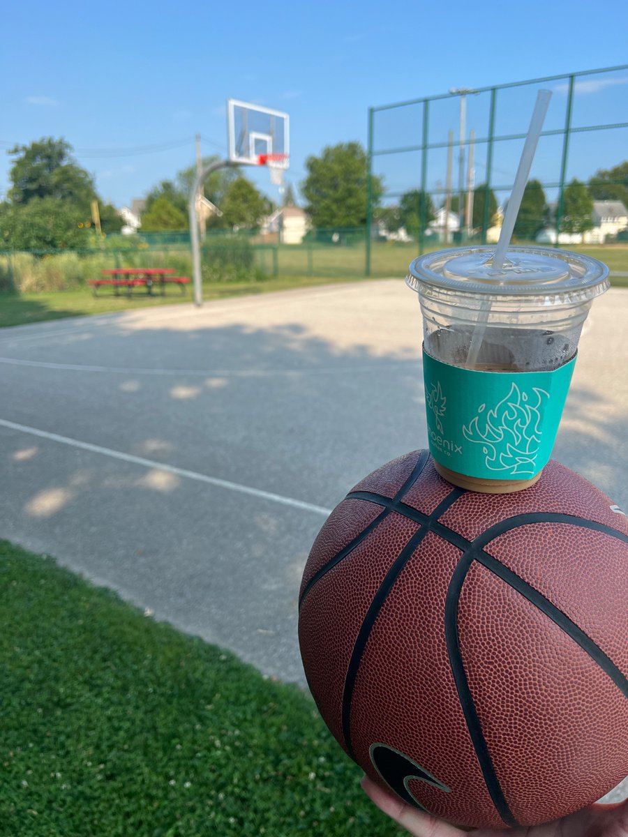 they really can’t stop you from waking up early, getting an iced coffee, and going to shoot around a bit. completely legal actually.