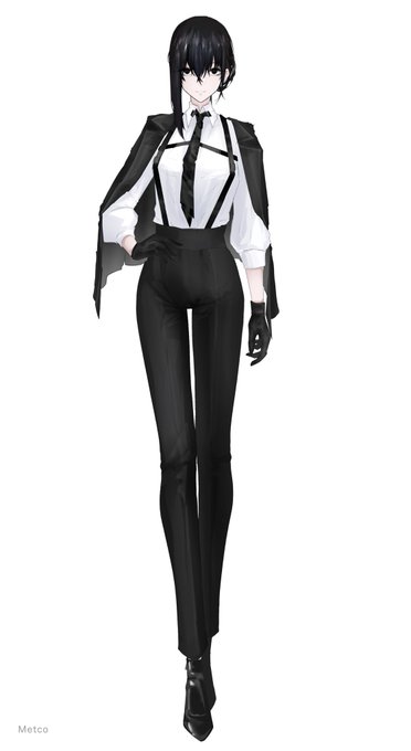 うちの子ことメテコさんの新しい設定画です✌️ 