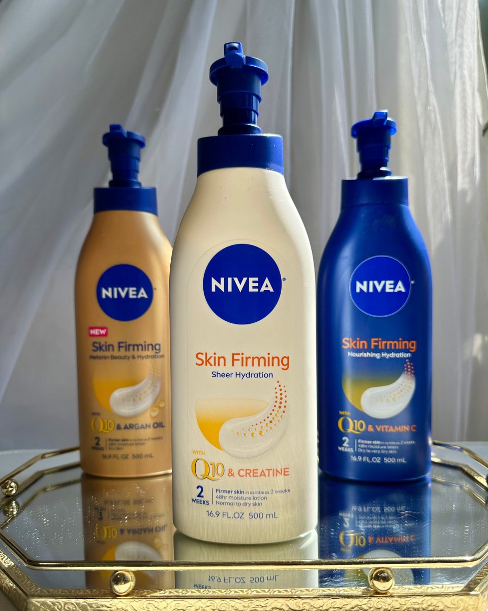 Wake up, moisturize, strut, &amp; repeat!​
​
Start your morning off confidently with our Skin Firming line. Firmer skin in as little as two weeks with twice-daily application, and a variety of benefits to choose from!

#NIVEAUSA #NourishOn #NourishWithNIVEA #SkinConfidence