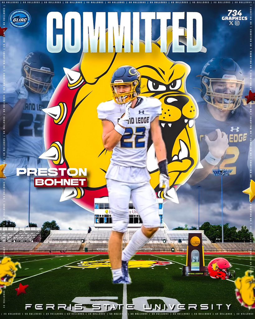Preston Bohnet (@bohnetpreston) on Twitter photo I’m very excited and honored to announce my commitment to play football at Ferris State University. I want to thank my family, friends, coaches, and teammates who have helped me along the way! Go Dawgs 🐶🐶 <a href="/Coach_Tannese18/">Tony</a> <a href="/hodgimoto1/">Ryan Hodges</a> <a href="/CoachFaust1/">Kurt Faust</a> <a href="/CoachShreve/">Tyler Shreve</a> <a href="/CoachAnnese/">Coach Annese</a> I’m very excited and honored to announce my commitment to play football at Ferris State University. I want to thank my family, friends, coaches, and teammates who have helped me along the way! Go Dawgs 🐶🐶 <a href="/Coach_Tannese18/">Tony</a> <a href="/hodgimoto1/">Ryan Hodges</a> <a href="/CoachFaust1/">Kurt Faust</a> <a href="/CoachShreve/">Tyler Shreve</a> <a href="/CoachAnnese/">Coach Annese</a>