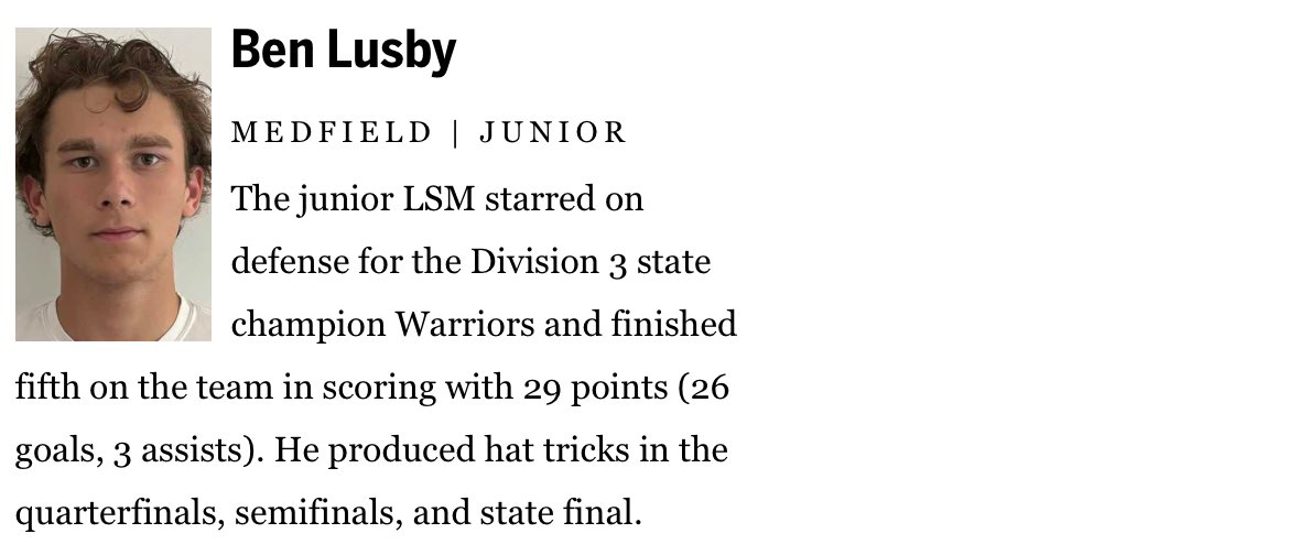 Medfield HS Lacrosse tweet media