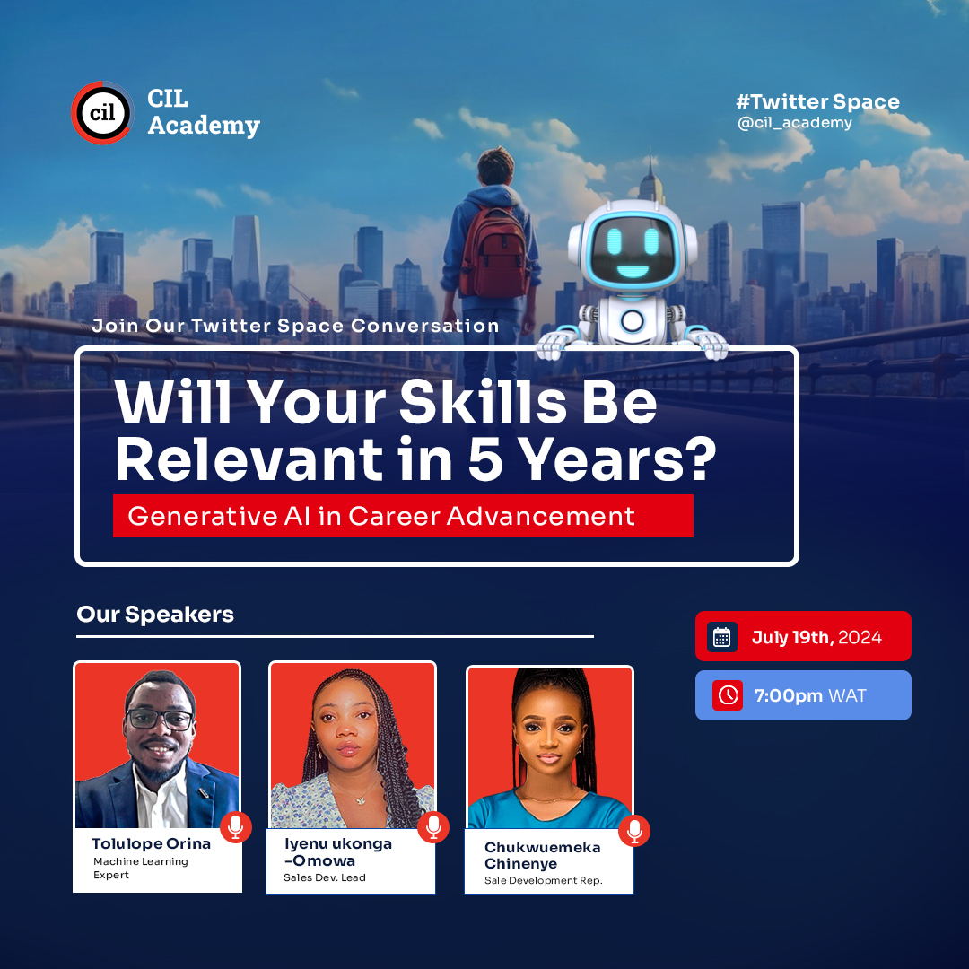 cil_academy's tweet image. You want to miss our next Twitter space? With this stellar panel? 🤔
See the way I am looking at you 👀

Don&apos;t miss this opportunity!
Set a reminder here- zurl.co/YM10   and join us for a relatable discussion.

#GenerativeAI #TwitterSpace #AIinOperations #CareerGrowth