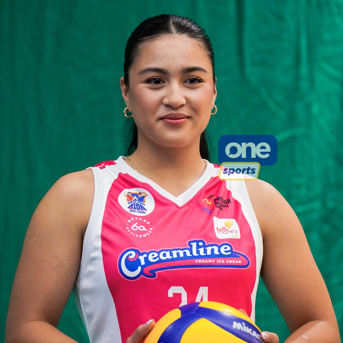 OneSportsPHL's tweet photo. NEW BEARERS OF GOOD VIBES 🍦💗

Rookie Alleiah Torres and import Erica Staunton are ready to showcase their talents for the Creamline Cool Smashers in the PVL 2024 Reinforced Conference!

#PVL2024 #TheHeartofVolleyball

📸 RM Chua https://t.co/3eRRiIgfkg