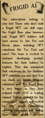 TimeoutSmoke's tweet photo. Great work by @frigid_ai Happy to be a part of this.

@SnekkiesNFT Valuations are now live! https://t.co/o1X9PvKcnr
