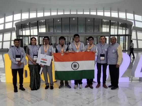 India wins at the 35th International Biology Olympiad #IBO2024 held in Astana, Kazakhstan, 7-13 July 2024,  with Vedant Sakte (Mumbai) winning GOLD and Ishan Pednekar (Ratnagiri), Shrijith Sivakumar (Chennai) and Yashashwi Kumar (Bareilly, UP) winning SILVER.
