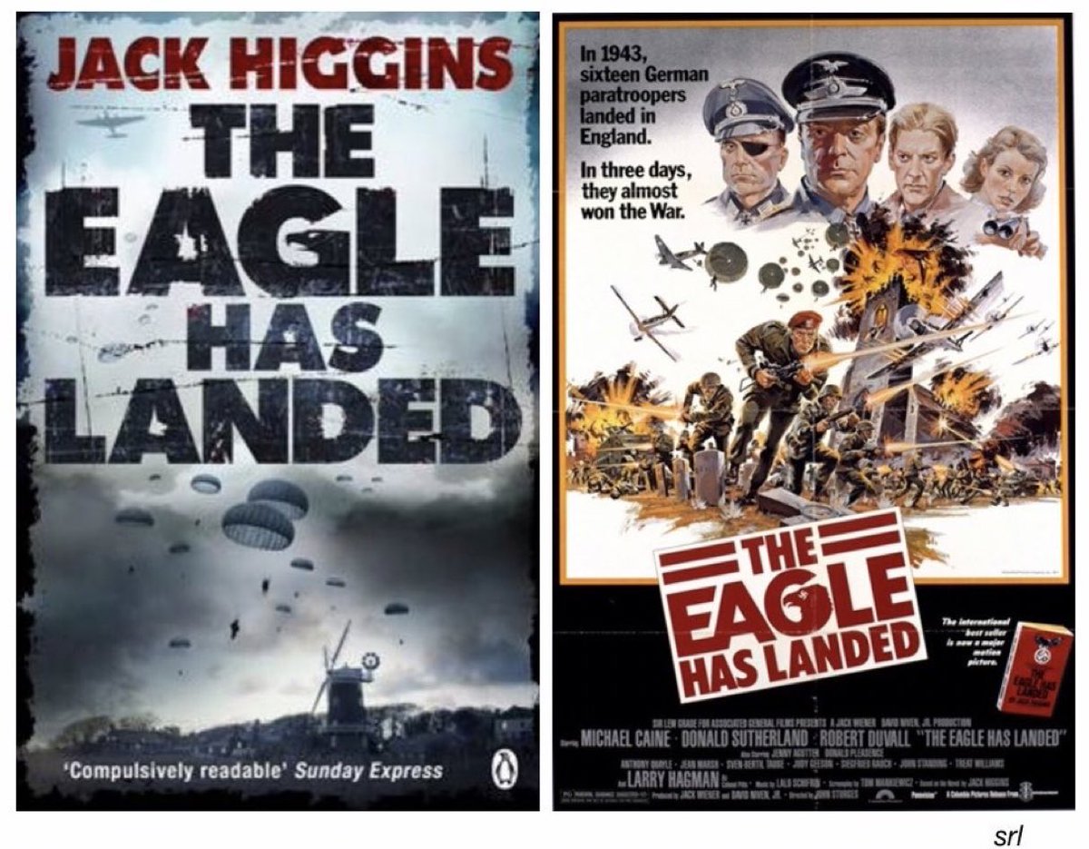 SaveRedlandLibr's tweet photo. 3:20pm TODAY on @BBCTwo
The 1976 #War film🎥 “The Eagle Has Landed” directed by #JohnSturges from a screenplay by #TomMankiewicz and based on the 1975 novel📖 by #JackHiggins
🌟#MichaelCaine #DonaldSutherland #RobertDuvall #JennyAgutter #DonaldPleasence https://t.co/DjXScrK8q2